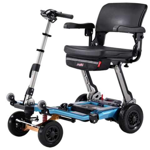 FreeRider USA - Luggie Super Plus 4 - Lightweight Easy Folding Power Chair