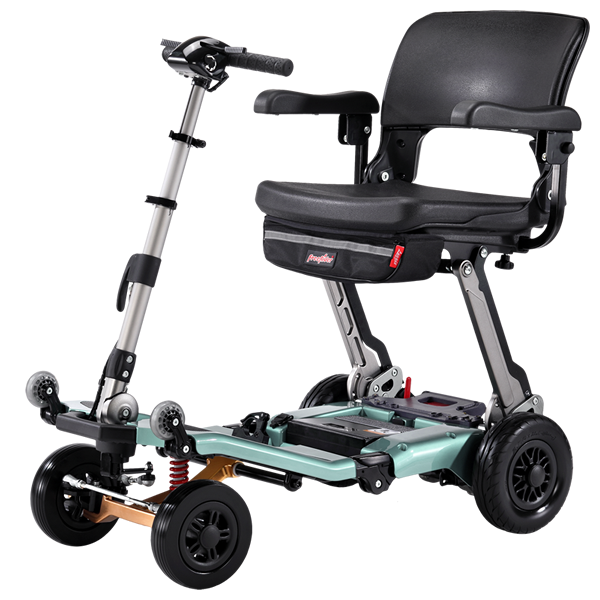 FreeRider USA - Luggie Super Plus 4 - Lightweight Easy Folding Power Chair