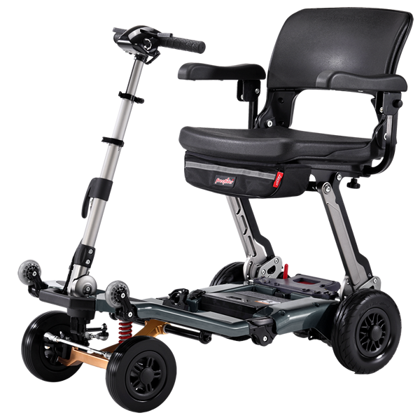 FreeRider USA - Luggie Super Plus 4 - Lightweight Easy Folding Power Chair